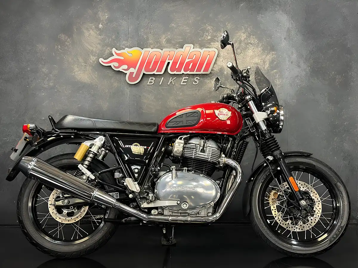 Used 2022 Royal Enfield Interceptor 650 Red - Front View