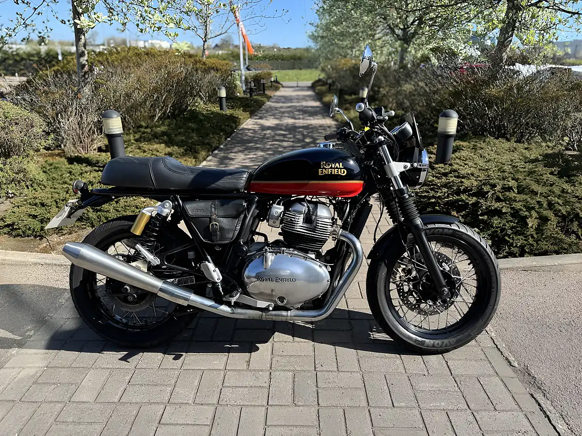 Used 2022 Royal Enfield Interceptor Int Black/Red - Front View