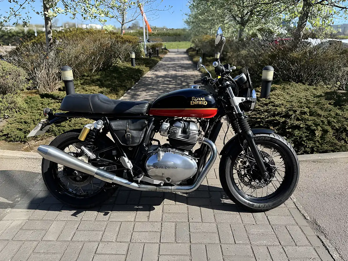 Used 2022 Royal Enfield Interceptor Int Black/Red - Front View