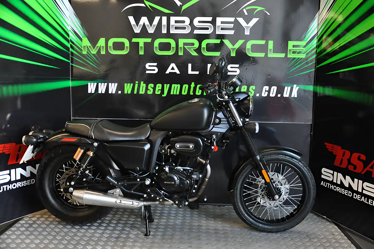 Used 2022 Sinnis Outlaw 125 Black - Front View