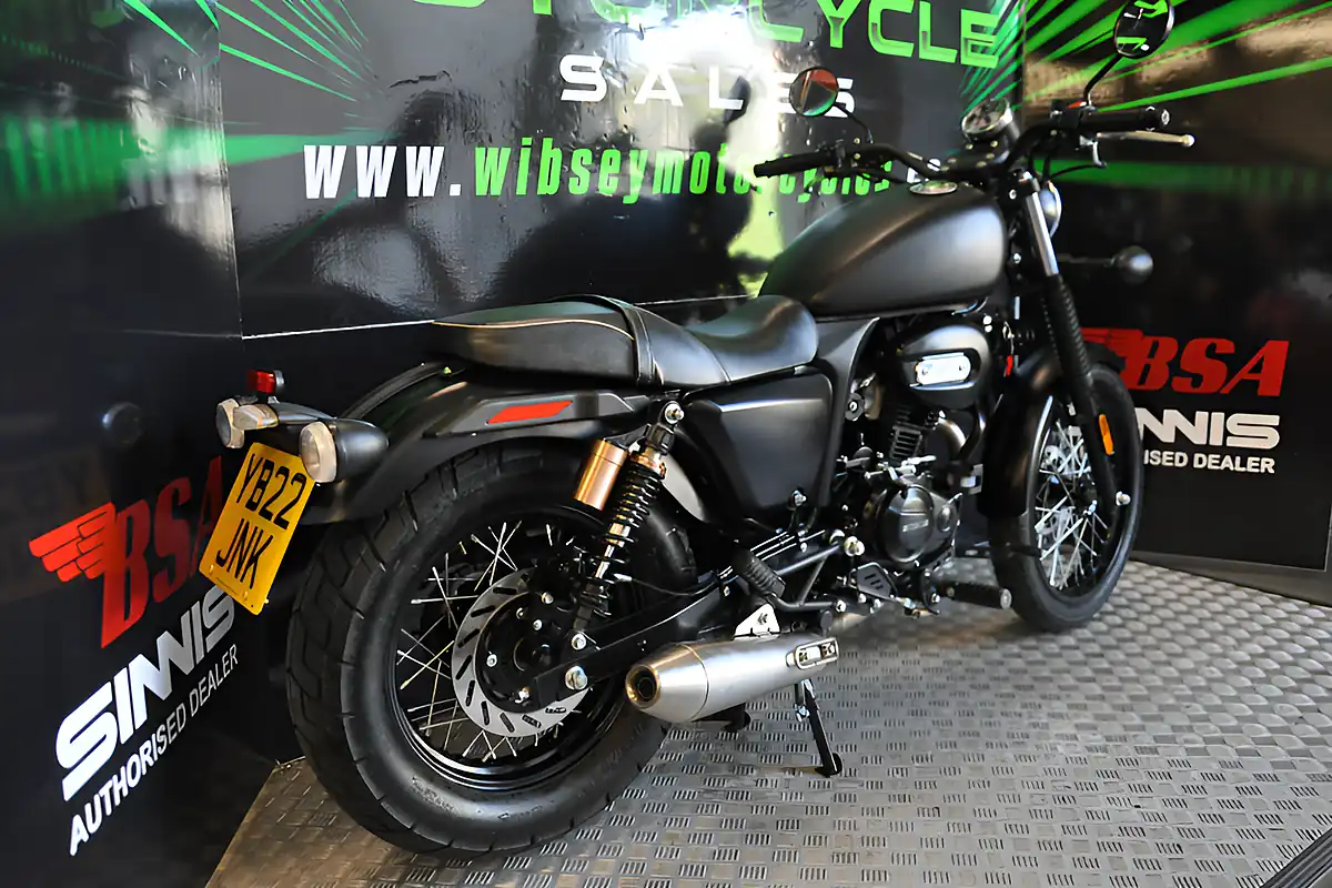 Used 2022 Sinnis Outlaw 125 Black - Interior and Exterior details 12