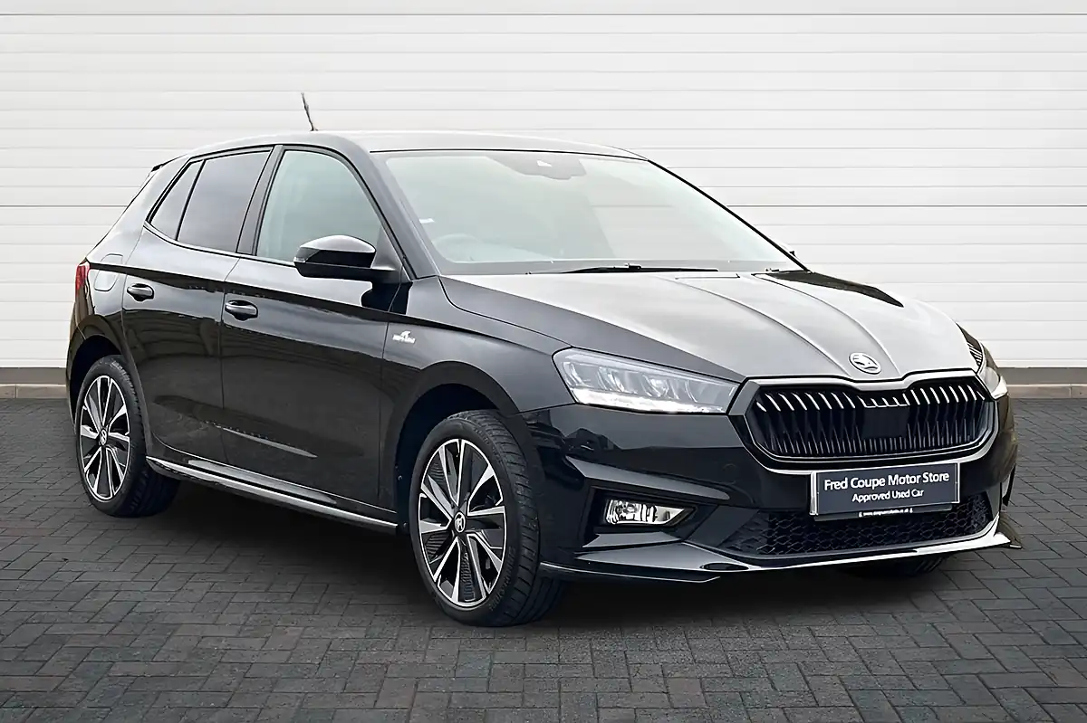 Used 2022 Skoda Fabia Monte Carlo Black - Front View