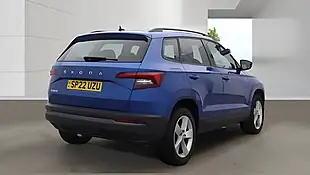 Used 2022 Skoda Karoq Se Blue - Interior and Exterior details 4