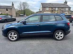 Used 2022 Skoda Karoq Se Petrol Blue - Interior and Exterior details 6