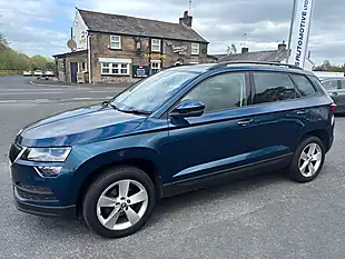 Used 2022 Skoda Karoq Se Petrol Blue - Interior and Exterior details 7
