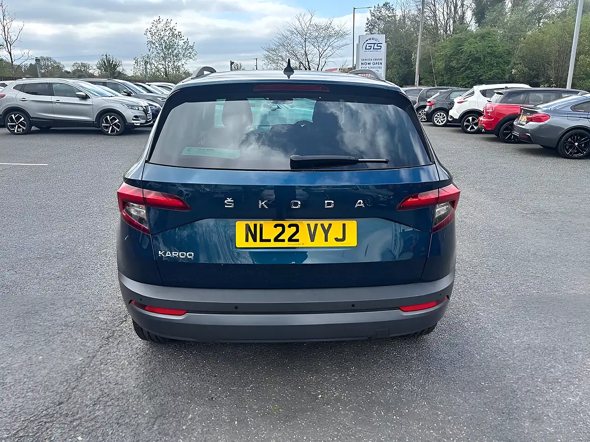 Used 2022 Skoda Karoq Se Petrol Blue - Interior and Exterior details 8