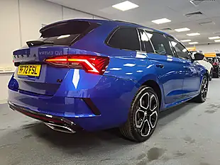 Used 2022 Skoda Octavia VRS Race Blue Metallic - Interior and Exterior details 2
