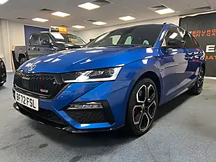 Used 2022 Skoda Octavia VRS Race Blue Metallic - Interior and Exterior details 4