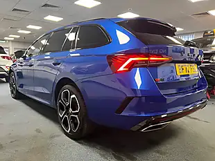Used 2022 Skoda Octavia VRS Race Blue Metallic - Interior and Exterior details 6