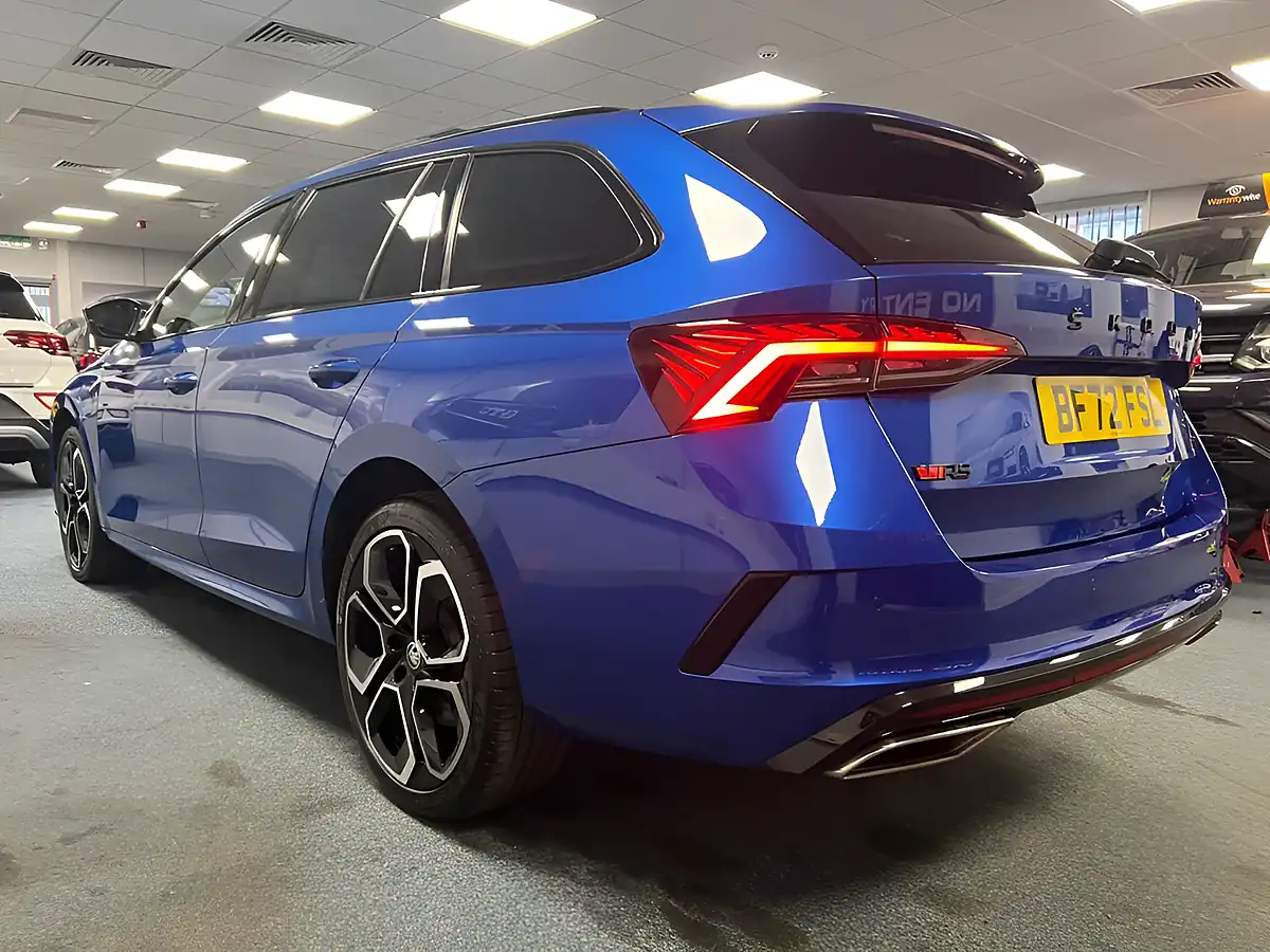 Used 2022 Skoda Octavia VRS Race Blue Metallic - Interior and Exterior details 6