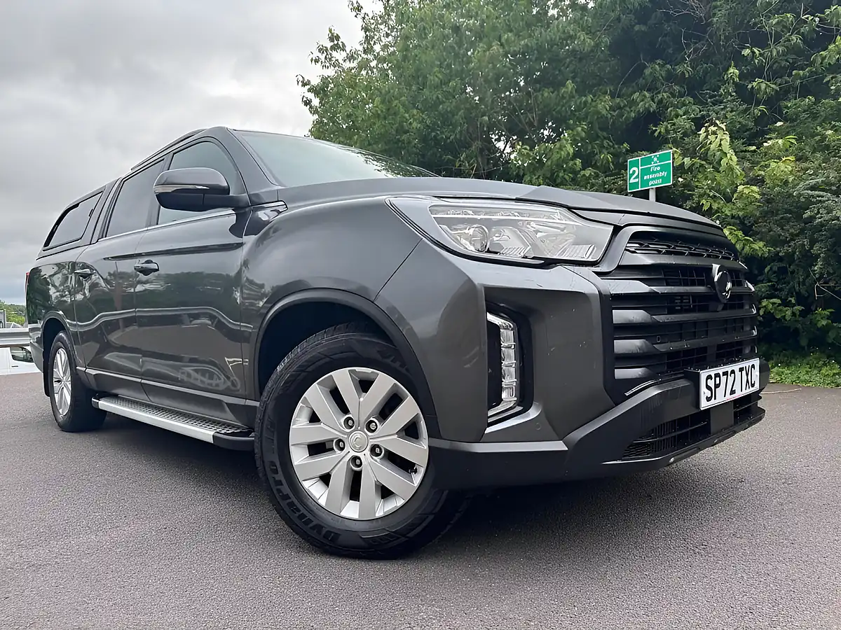 Used 2022 Ssangyong Musso Rhino Grey - Front View
