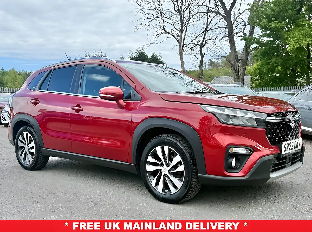 Used 2022 Suzuki S-Cross Ultra Energetic Red Pearl - Front View