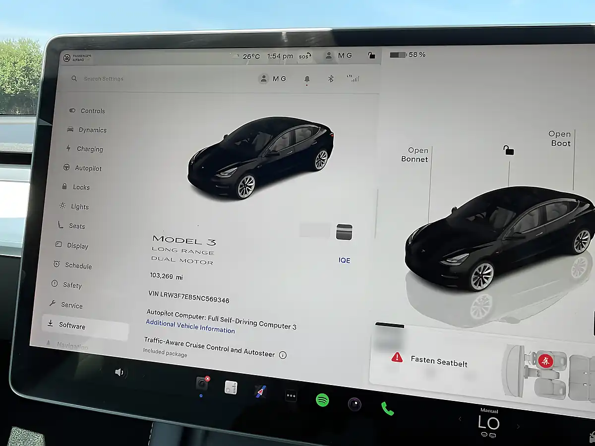 Used 2022 Tesla Model 3 Long Range Black - Interior and Exterior details 14
