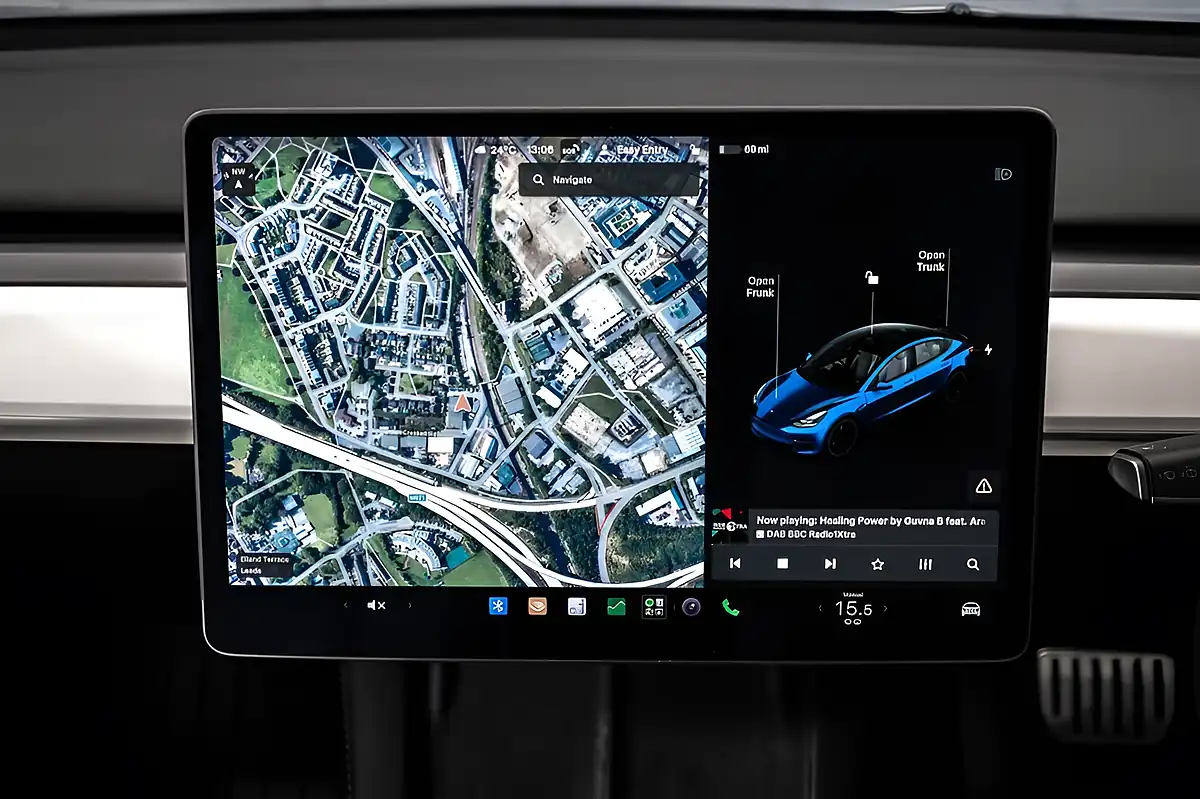 Used 2022 Tesla Model 3 Long Range Blue - Interior and Exterior details 16