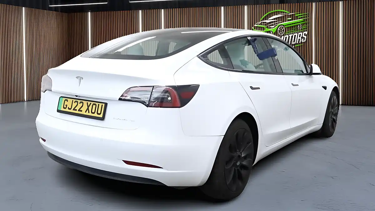 Used 2022 Tesla Model 3 Long Range White - Interior and Exterior details 7