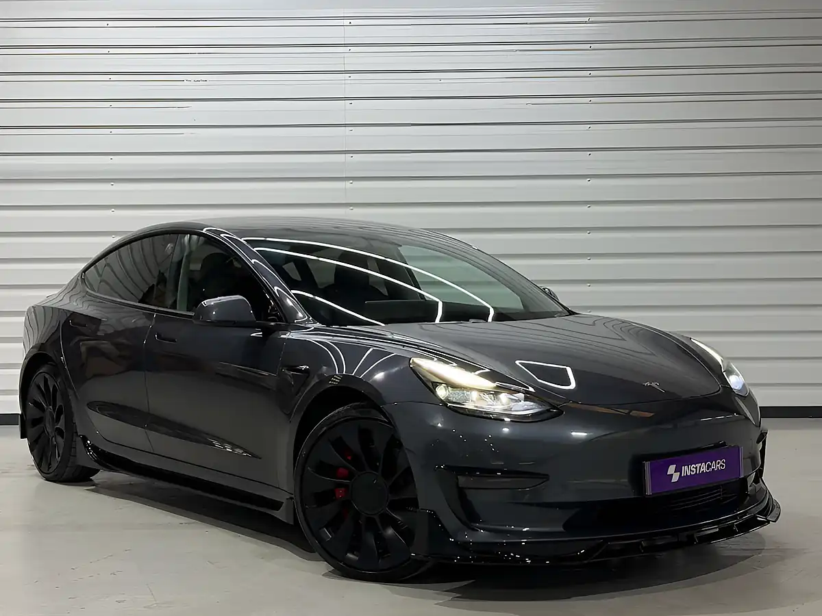 Used 2022 Tesla Model 3 Performance Grey - Front View