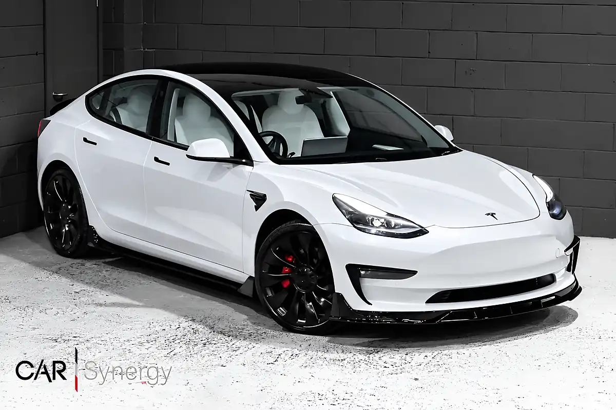 Used 2022 Tesla Model 3 Performance White - Front View