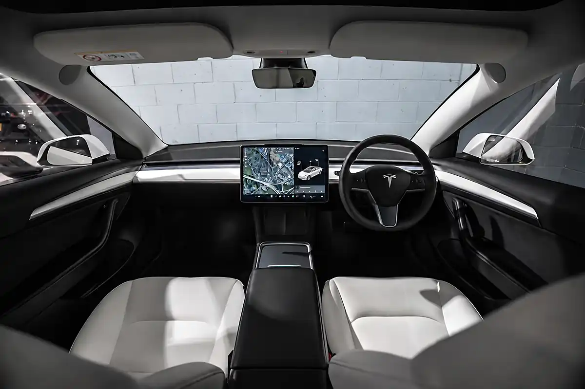 Used 2022 Tesla Model 3 Performance White - Interior and Exterior details 2