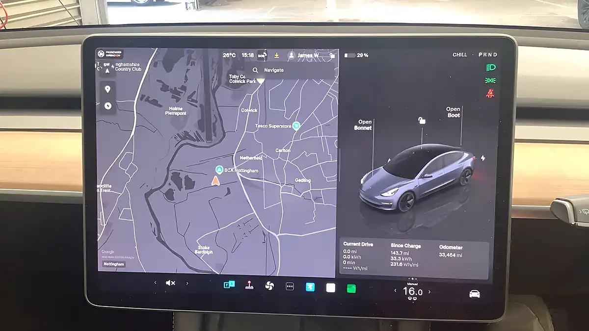 Used 2022 Tesla Model 3 Saloon Grey - Interior and Exterior details 9