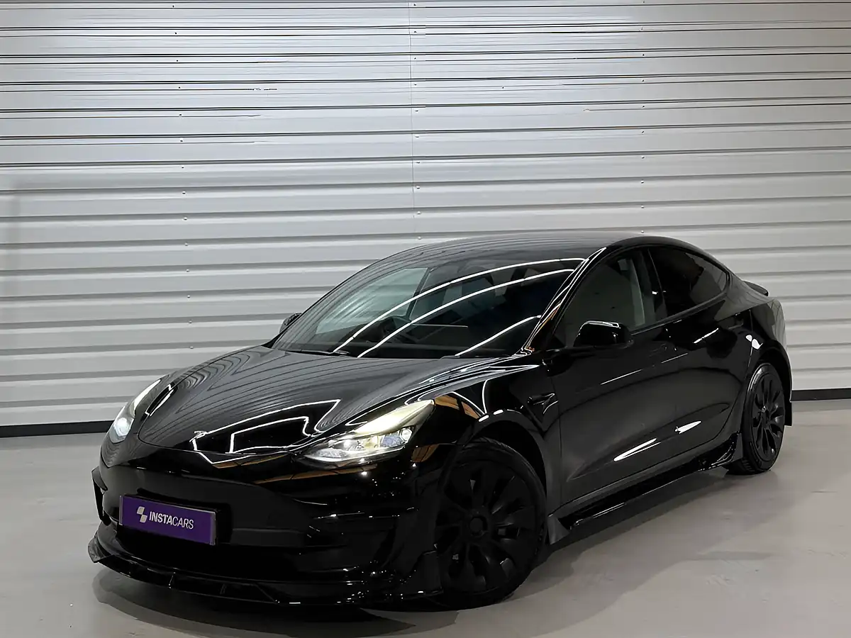 Used 2022 Tesla Model 3 Standard Range + Black - Front View