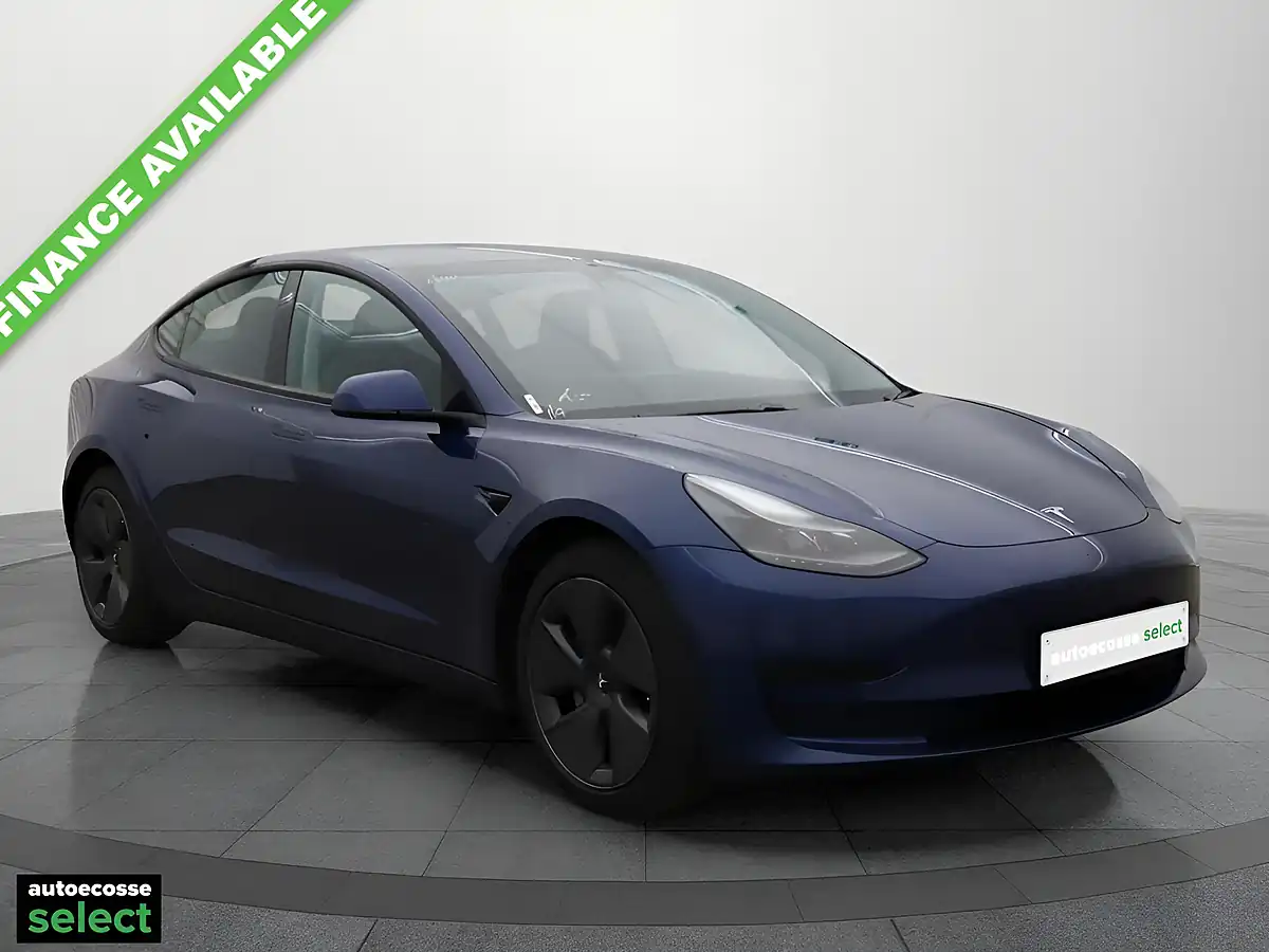 Used 2022 Tesla Model 3 Standard Range Plus Blue - Front View