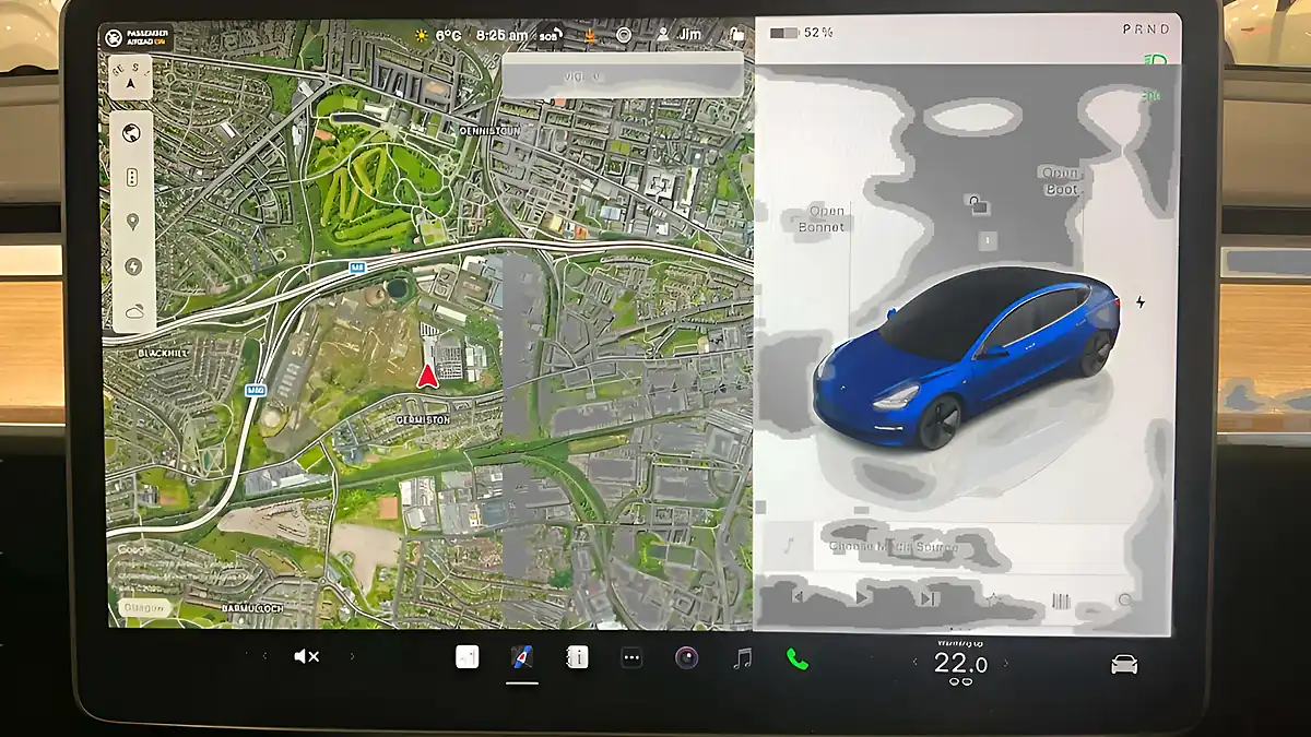 Used 2022 Tesla Model 3 Standard Range Plus Blue - Interior and Exterior details 10