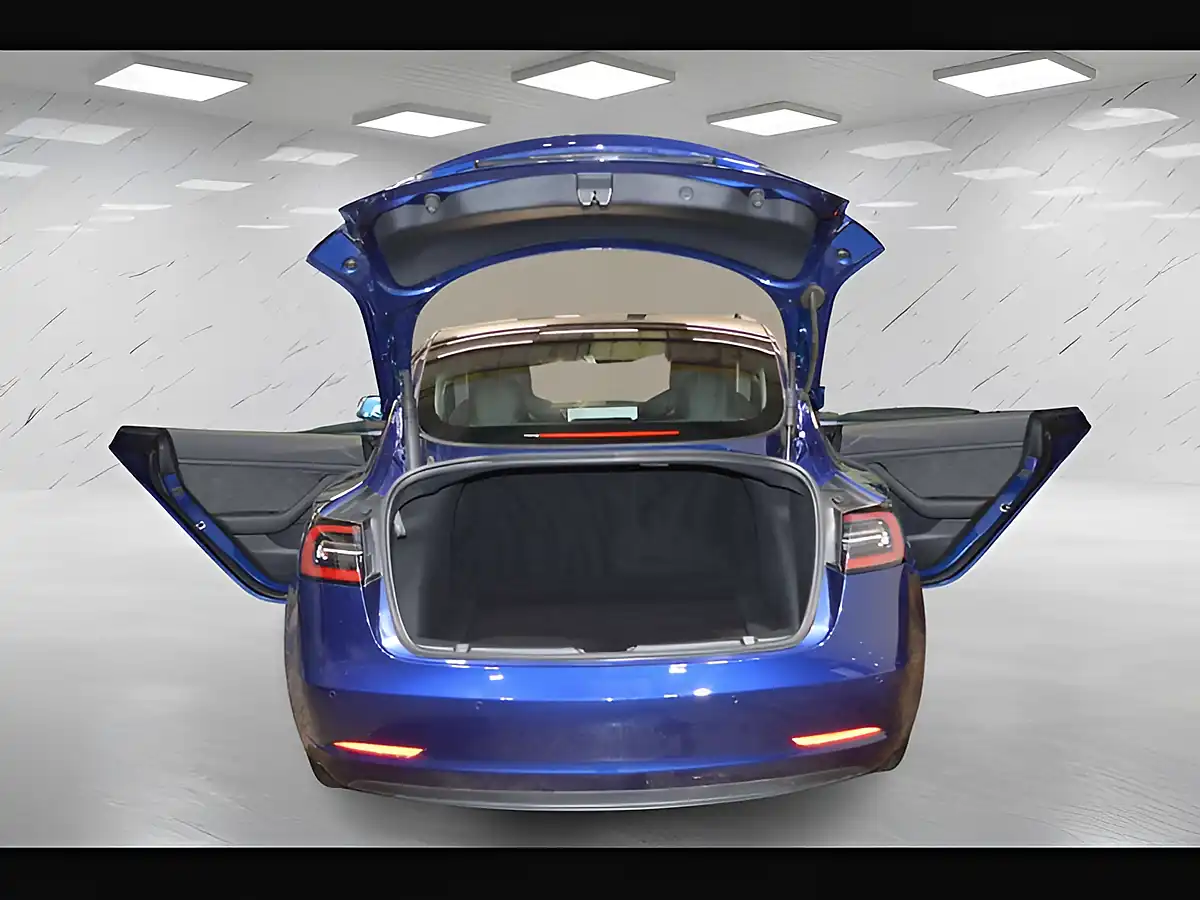 Used 2022 Tesla Model 3 Standard Range Plus Blue - Interior and Exterior details 11