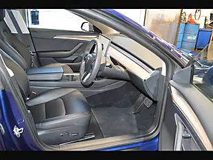 Used 2022 Tesla Model 3 Standard Range Plus Blue - Interior and Exterior details 13