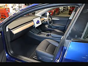 Used 2022 Tesla Model 3 Standard Range Plus Blue - Interior and Exterior details 14