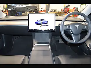Used 2022 Tesla Model 3 Standard Range Plus Blue - Interior and Exterior details 16