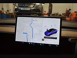 Used 2022 Tesla Model 3 Standard Range Plus Blue - Interior and Exterior details 20