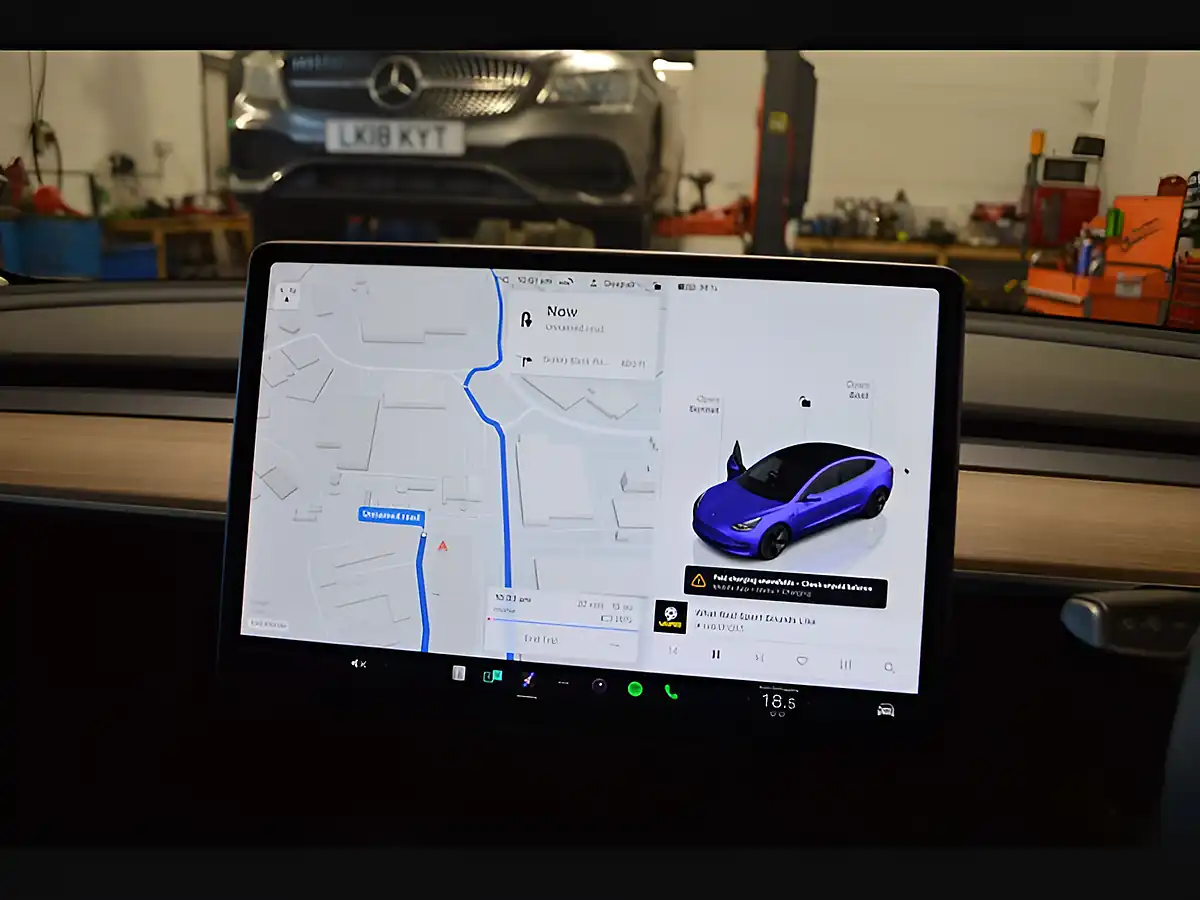 Used 2022 Tesla Model 3 Standard Range Plus Blue - Interior and Exterior details 20