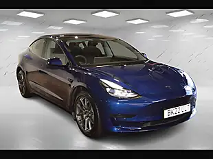 Used 2022 Tesla Model 3 Standard Range Plus Blue - Interior and Exterior details 4