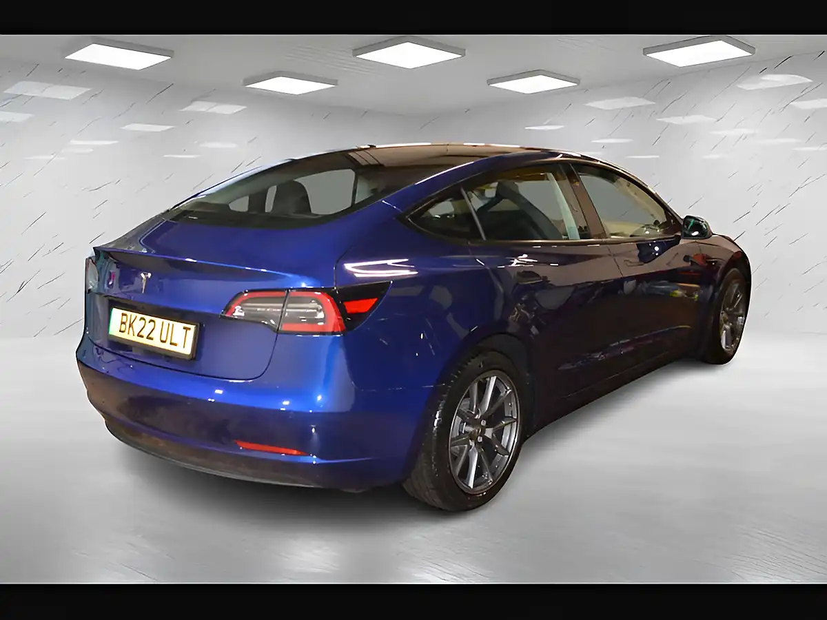 Used 2022 Tesla Model 3 Standard Range Plus Blue - Interior and Exterior details 8
