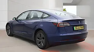 Used 2022 Tesla Model 3 Standard Range Plus Blue - Interior and Exterior details 6