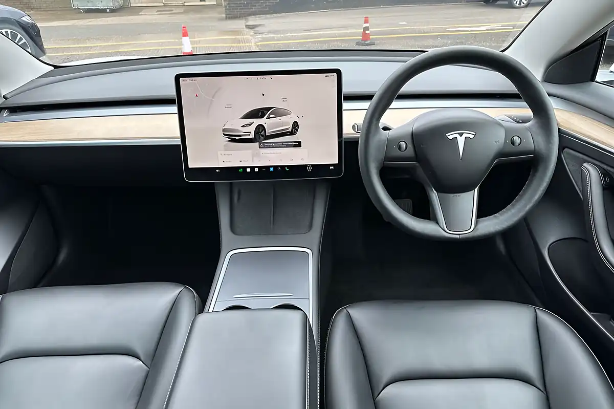 Used 2022 Tesla Model 3 Standard Range Plus Multi Coat Pearlescent White - Interior and Exterior details 11