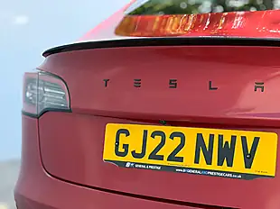 Used 2022 Tesla Model 3 Standard Range Plus Red - Interior and Exterior details 13