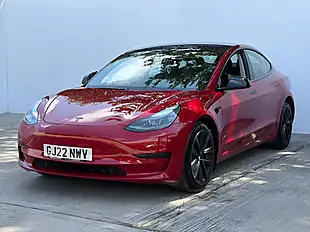 Used 2022 Tesla Model 3 Standard Range Plus Red - Interior and Exterior details 14