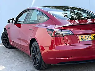 Used 2022 Tesla Model 3 Standard Range Plus Red - Interior and Exterior details 15