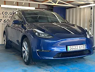 Used 2022 Tesla Model Y Long Range Blue - Interior and Exterior details 5