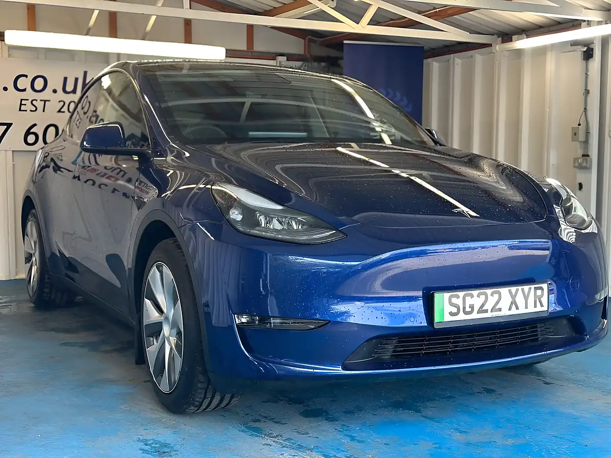 Used 2022 Tesla Model Y Long Range Blue - Interior and Exterior details 5