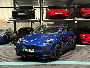 Used 2022 Tesla Model Y Long Range Blue - Interior and Exterior details 5