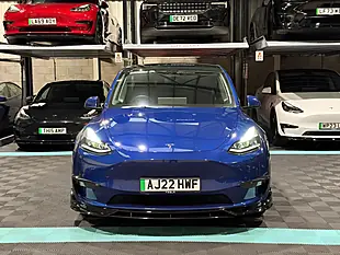 Used 2022 Tesla Model Y Long Range Blue - Interior and Exterior details 4
