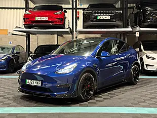Used 2022 Tesla Model Y Long Range Blue - Interior and Exterior details 5