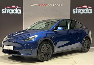 Used 2022 Tesla Model Y Long Range Blue - Interior and Exterior details 2