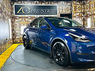 Used 2022 Tesla Model Y Long Range Deep Blue - Interior and Exterior details 10