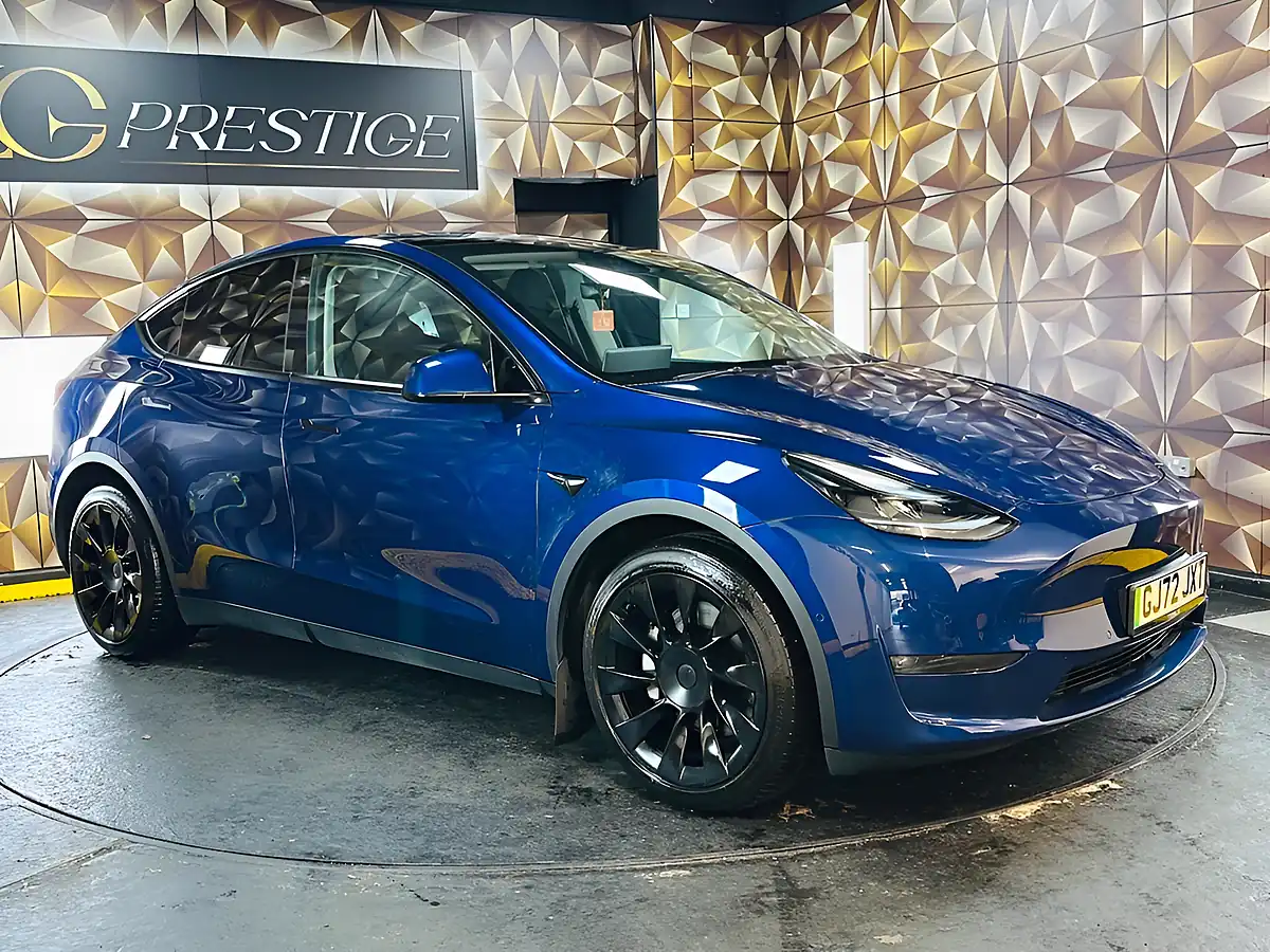 Used 2022 Tesla Model Y Long Range Deep Blue - Interior and Exterior details 11