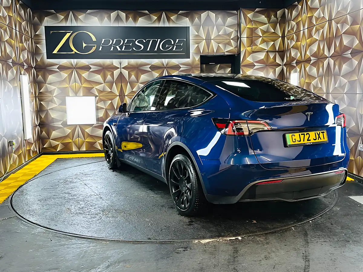 Used 2022 Tesla Model Y Long Range Deep Blue - Interior and Exterior details 14