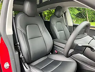 Used 2022 Tesla Model Y Long Range Midnight Cherry Red - Interior and Exterior details 16