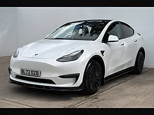 Used 2022 Tesla Model Y Long Range Pearl White - Interior and Exterior details 4